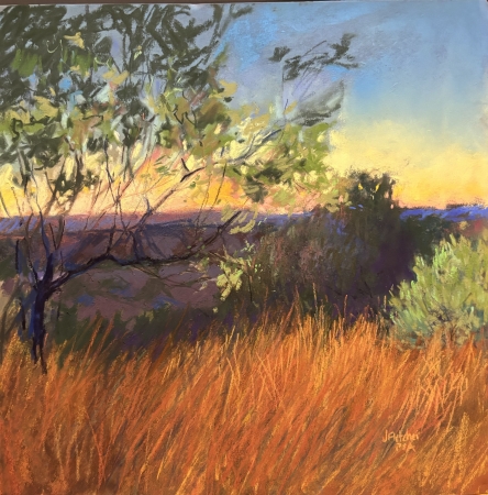 Exiting Palo Duro Canyon by artist julia fletcher